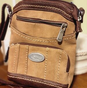 BOC Tan and Brown Crossbody Bag - New w/ Tags